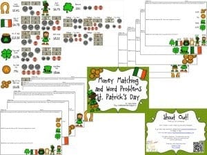 St. Patrick's Day Math Centers. 