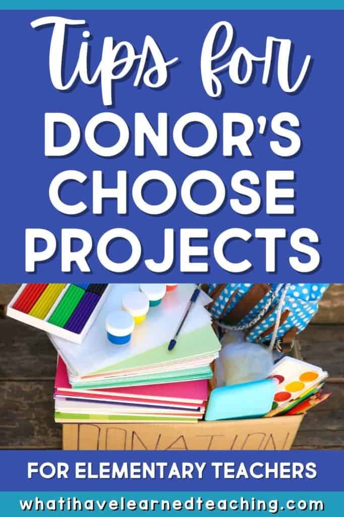 box with school supplies donor's choose projects.