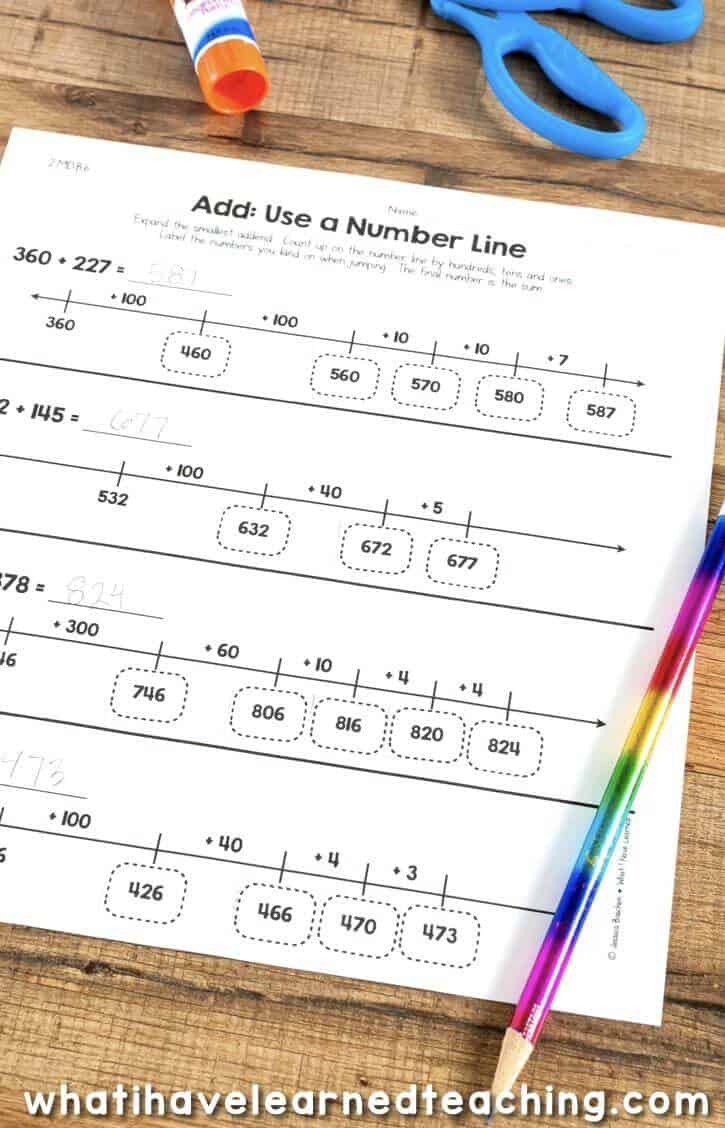 Cut & Paste Math Activities for Second Grade 11 cut and paste three-digit addition