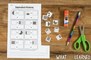 Cut and Paste Math Activities for Third Grade BUNDLE