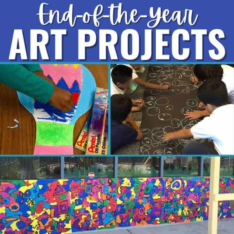 end of the year art projects
