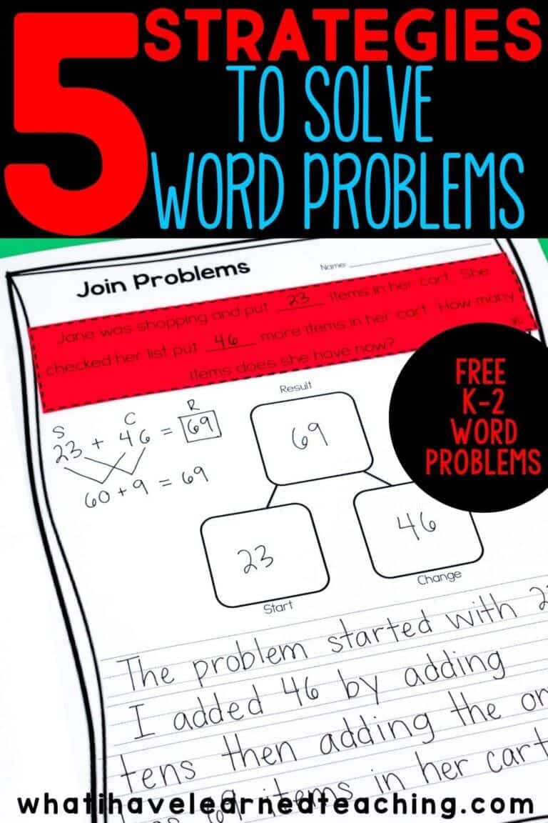 How to Teach Addition and Subtraction Word Problems