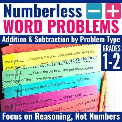 numberless Word Problems