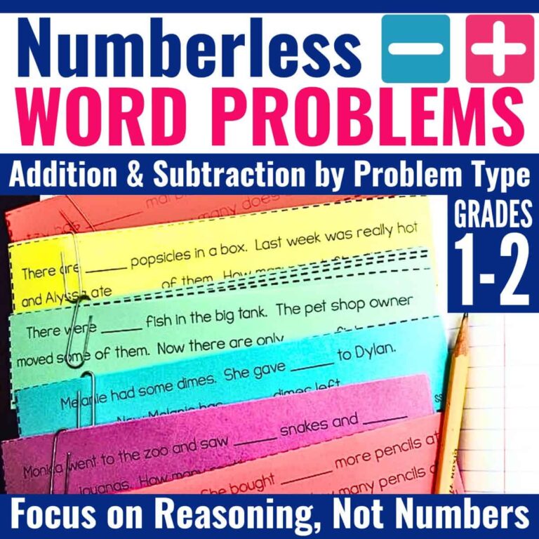 Make Numberless Word Problems a Part of Your Instruction