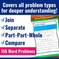 numberless Word Problems