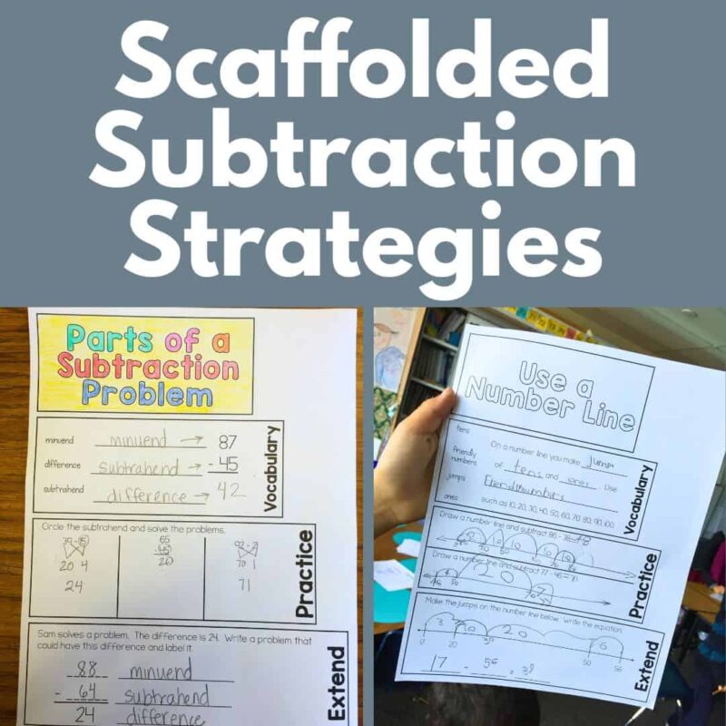 2 digit subtraction flap book 6 2 digit subtraction flap book thumb.