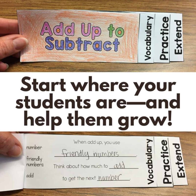 2 digit subtraction flap book 7 2 digit subtraction flap book thumb.