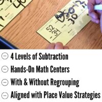Two-digit subraction thumb.