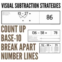 Two-digit subraction thumb.