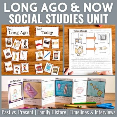 Long ago & now cover.