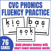 nonsense words cards.