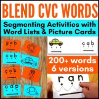 Blend CVC Words Cover.