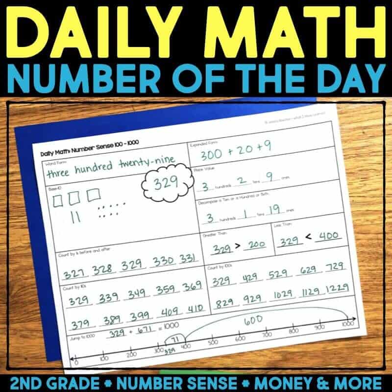 Daily Math - Number Sense, Addition and Subtraction, Time and Money