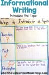 Informational Writing can be difficult for students. They mainly have trouble figuring out which facts go together and writing an organized paragraph. Find out how I teach Informational Writing in this blog post series.