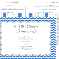 Number activities to develop place value concepts for numbers 0-120.