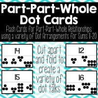 Part-Part-Whole Dot Cards 11-20