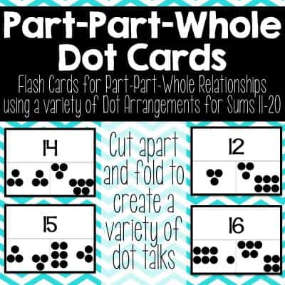 Part-Part-Whole Dot Cards 11-20