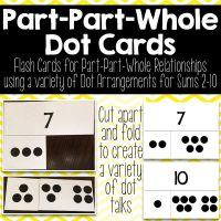 Part-Part-Whole Dot Cards 2-10
