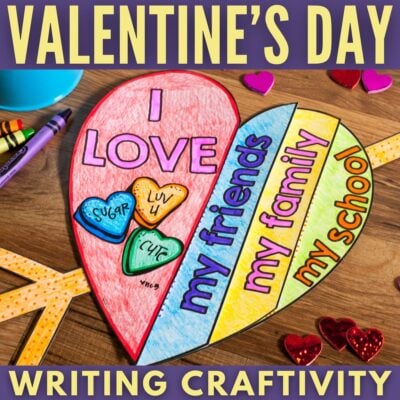 Valentine's Day Craftivity Cover.