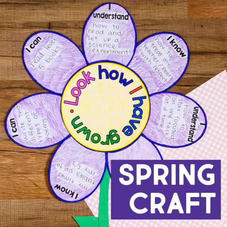 spring growth mindset craft.