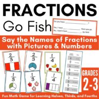 Fraction go fish game cover.