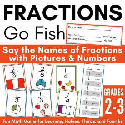 Fraction go fish game cover.