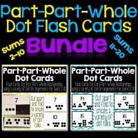 Dot cards that help student subtilize numbers. These are great for number talks, too!