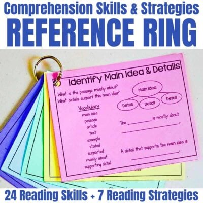 Reading Comprehension Reference Ring.