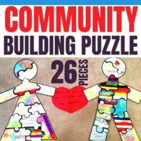community building puzzle cover.