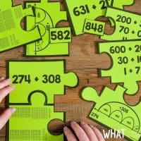 Number Puzzles help students match various models and representations of the addition problems , subtraction problems, and other numbers show. These puzzles are a great math station or math center and give students hands-on experience with sorting, classifying and categorizing second grade math concepts.