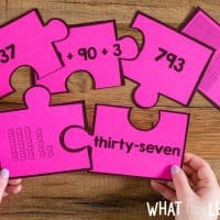 Number Puzzles help students match various models and representations of the addition problems , subtraction problems, and other numbers show. These puzzles are a great math station or math center and give students hands-on experience with sorting, classifying and categorizing second grade math concepts.