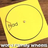 short vowel word wheels
