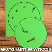 word family wheels