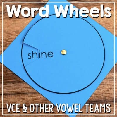 long vowel word wheels