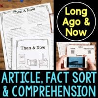 long ago and now grand parent interview cover