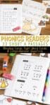 phonics readers in a book