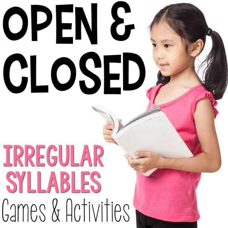 Open and Closed Syllables 4 Open and Closed Syllables 4