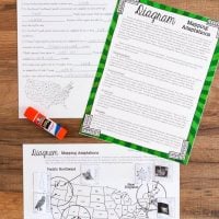 Map animal adaptations based on a plant or animal's environment. In this activity, students read a paragraph about each region. On the cut and paste worksheet, students read a couple sentences about the plant or animal and determine the region in which it lives. Students paste the description and glue the tab for the animal. Included are four ways to respond to the activity: short answer, multiple choice and fill=in-the-blank questions.