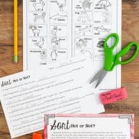 Which animals are warm-blooded and which are cold-blooded? Students read a couple paragraphs about the two types of animals and sort animals into the two categories. Included are three ways to respond to the activity in a science journal or with included worksheets.