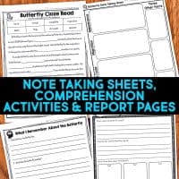 Butterfly life cycle informational article about butterflies and how butterflies reproduce. This article comes in two formats, has vocabulary cards and comprehension resources. It's great for second grade and third grade students who are learning about animal life cycles. #butterflylifecycle #lifecycles #elementaryscience