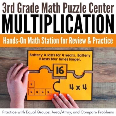 Multipilcation Number Puzzles cover.