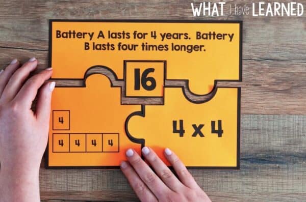 Number Puzzles for Third Grade Math Stations
