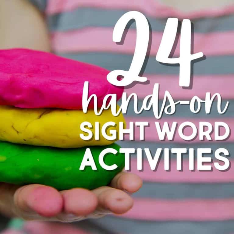 hands on sight word activities.