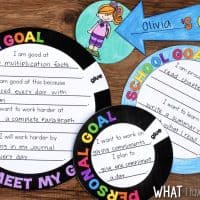 A goal setting craftivity that allows students to artfully express the goals that they set for themselves throughout the year. It comes with a variety of options and can be used at any time of the year.