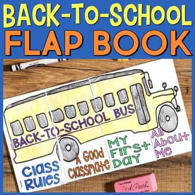 Back-to-School Bus Craftivity Flap Book is a fun craft to do during the first couple days of school. Students tell about themselves, their reactions to their first day of school, what makes a good classmate, and class rules. Students fill out each section, staple them together and color the bus. It makes a great beginning of the year bulletin board.