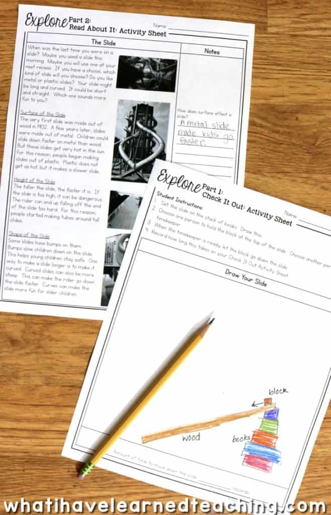 These 5E Unit&nbsp;Plans are exactly the science resources teachers need to plan an implement inquiry-based science instruction.&nbsp; &nbsp;The 5E lesson plan provides the right amount of scaffolding at each phase of the learning cycle. This is the explore section.