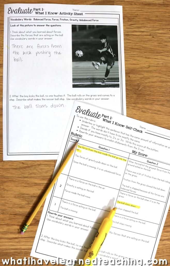 These 5E Unit&nbsp;Plans are exactly the science resources teachers need to plan an implement inquiry-based science instruction.&nbsp; &nbsp;The 5E lesson plan provides the right amount of scaffolding at each phase of the learning cycle. This is the evaluate section.