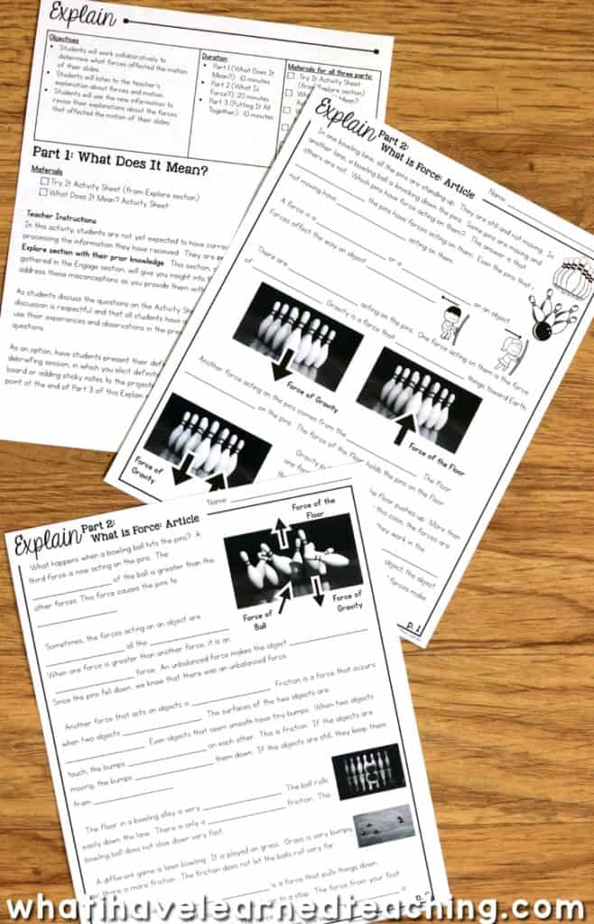 These 5E Unit&nbsp;Plans are exactly the science resources teachers need to plan an implement inquiry-based science instruction.&nbsp; &nbsp;The 5E lesson plan provides the right amount of scaffolding at each phase of the learning cycle. This is the explain section.
