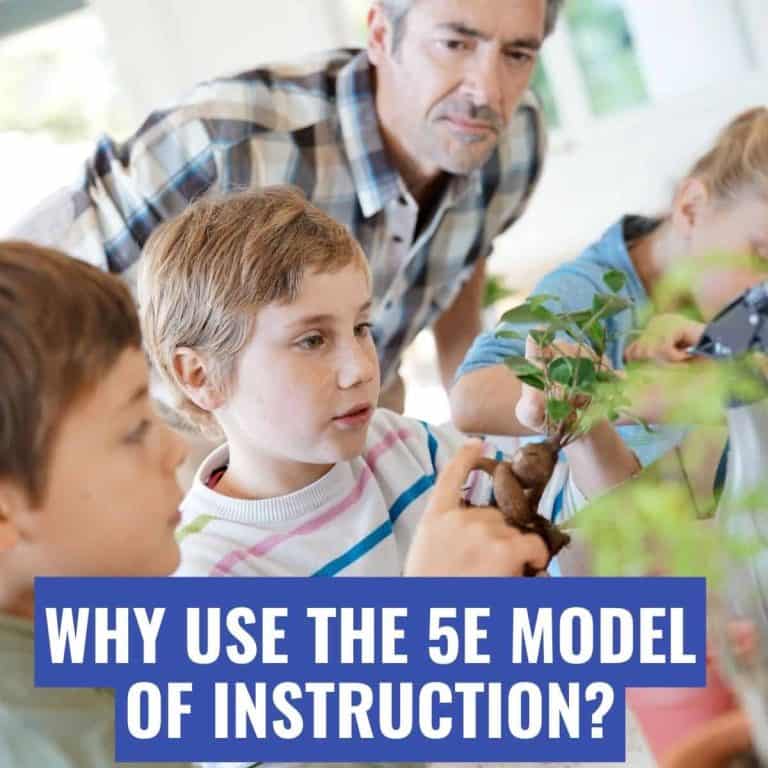 why use the 5e model of instruction.