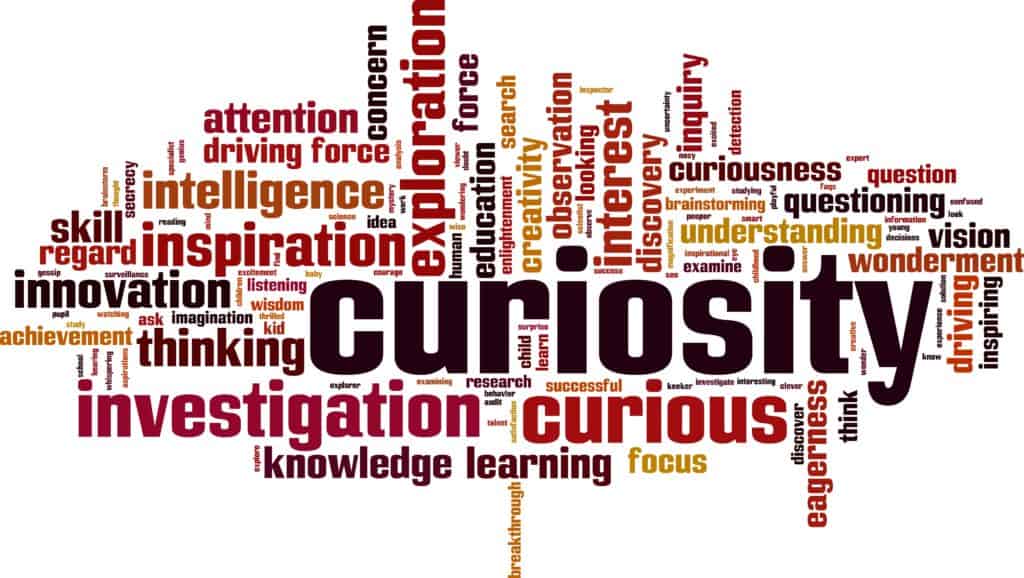 curiosity word graphic.